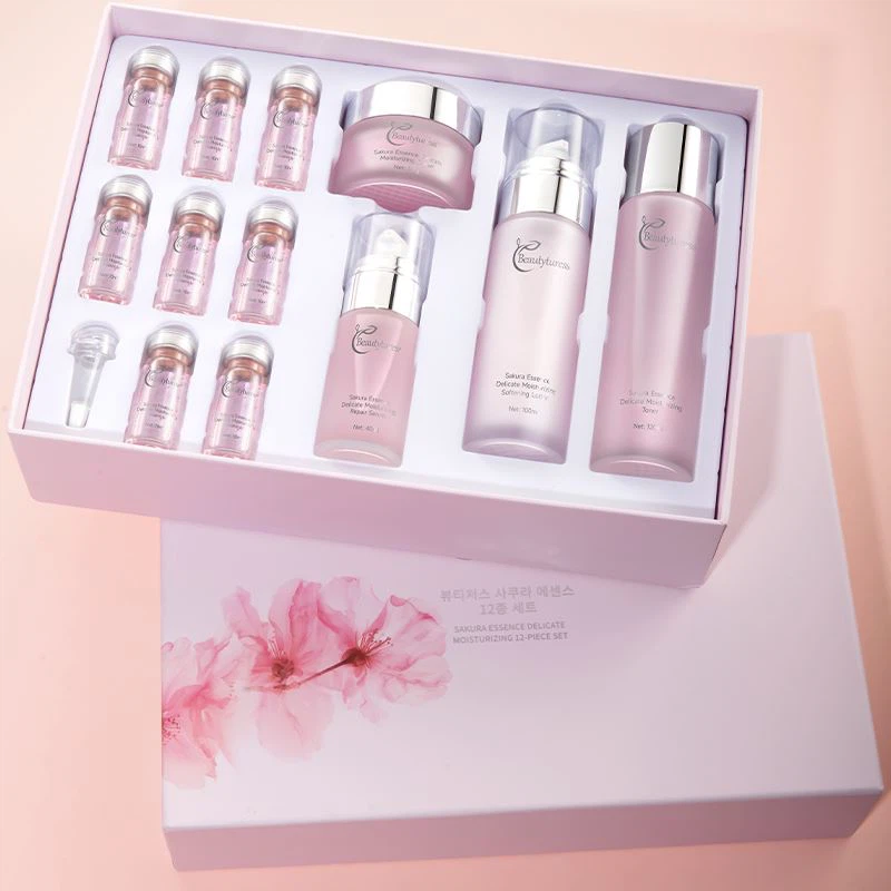 ساكورا العناية بالبشرة مجموعة 14pcs